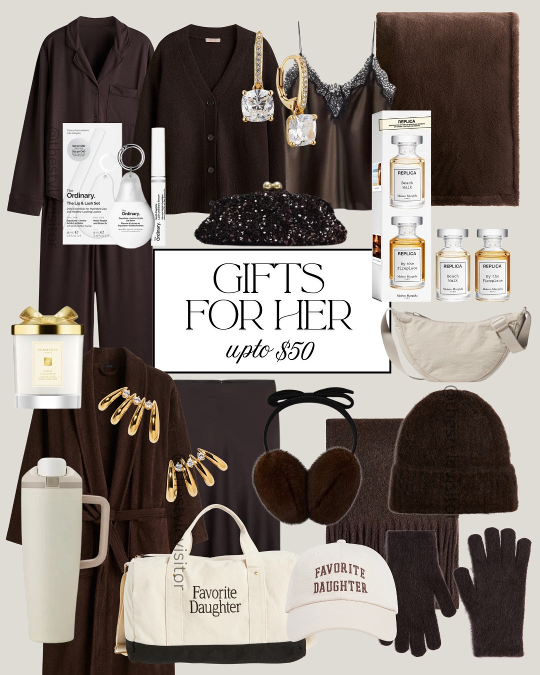 Small budget, big impact 🤍✨ These under-$50 gems are thoughtful, cozy, practical and stylish. 

Like this post to save it to your favourite folder and come back later to shop.

under 50 gifts, budget gifts, affordable gifts, holiday gifts, gifts for her, winter accessories, cozy essentials, beauty picks, small gifts, stocking stuffers, cute finds, classic basics, everyday style, winter favorites, neutral outfits, gift shopping, minimal style, trending gifts, LTK finds, seasonal must haves


#LTKHoliday #LTKSeasonal #LTKGiftGuide