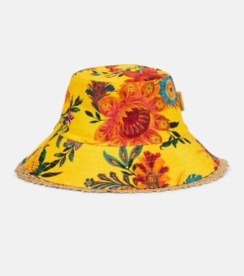 Floral linen bucket hat | Mytheresa (US/CA)