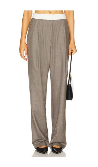 Auri Trouser in Melange Gray | Revolve Clothing (Global)