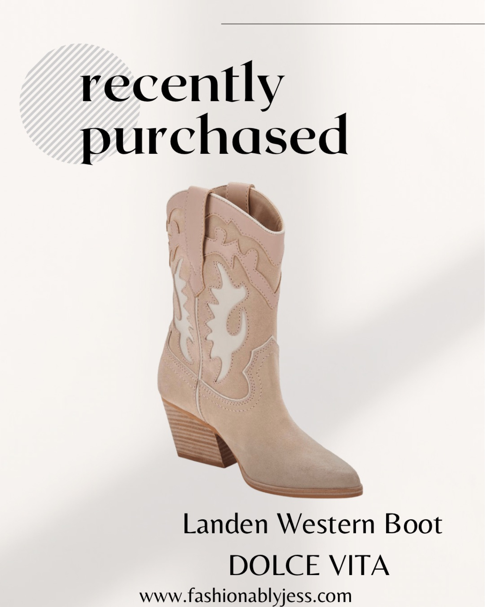 My new western boots. Loving this trend￼

#LTKstyletip #LTKshoecrush #LTKSeasonal