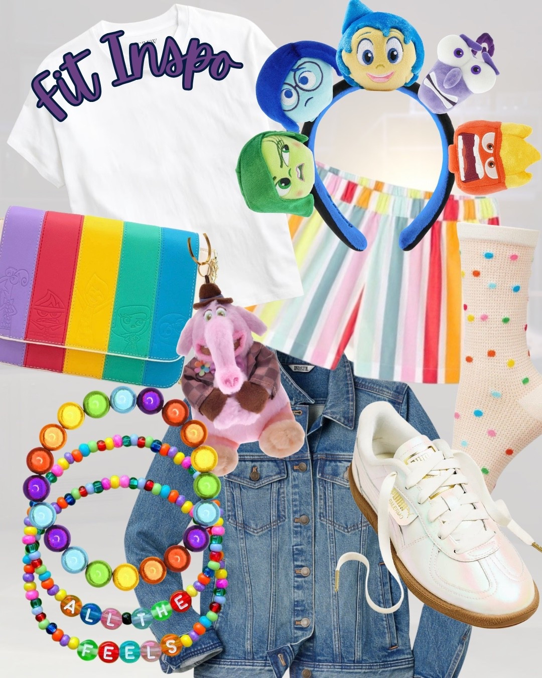 Inspired by the Movie of the Moment: “Inside Out” 🟡🔵🟣🟢🔴