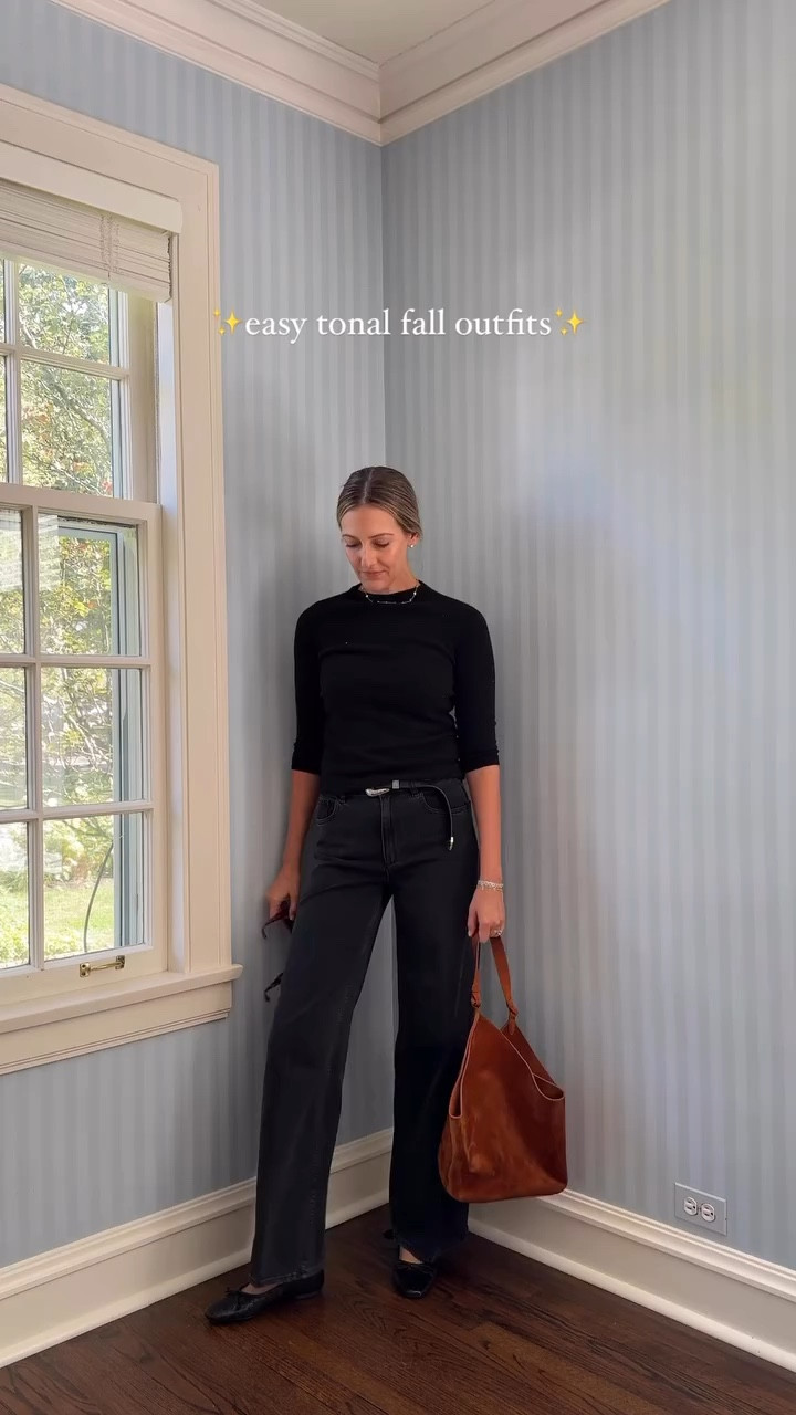 Save this video for whenever you’re in an outfit slump. The easiest way to look chic is to wear tonal neutrals—full stop. It’s literally effortless in the best way and always gets me out of a wardrobe slump. Particularly , I’m loving wide leg pants with a tonal sweater. I like to throw in a contrasting bag to keep everyone on their toes, too 😬



#stylisttips #falloutfit #outfitideas

#LTKShoeCrush #LTKSeasonal #LTKStyleTip