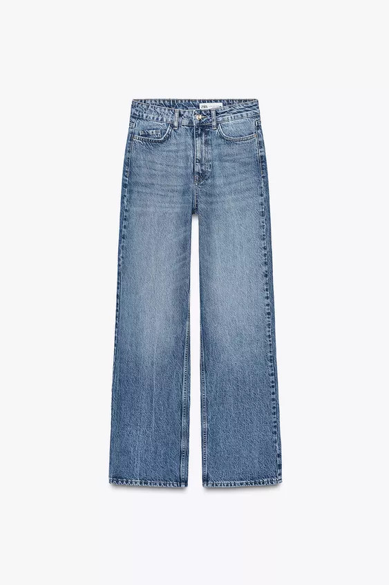 JEANS Z1975 STRAIGHT HIGH-WAIST FULL LENGTH | Zara US