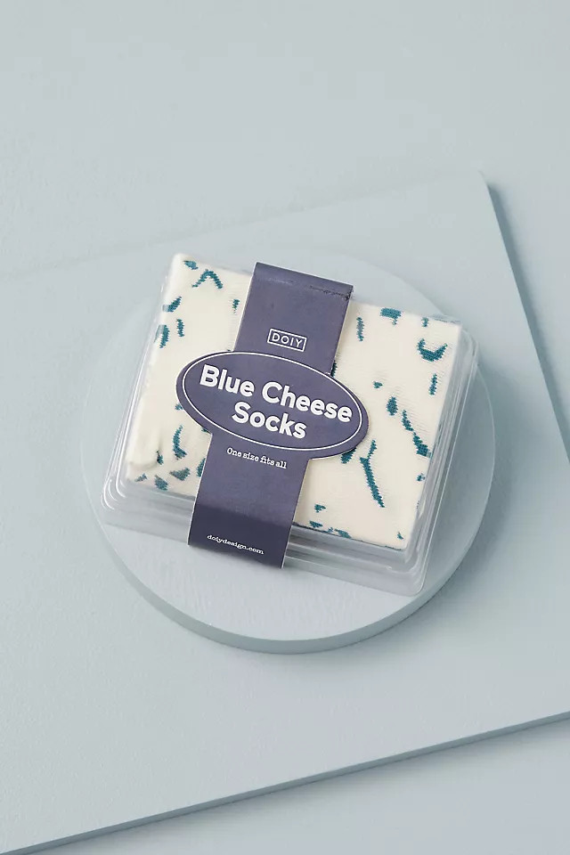 DOIY Unisex Blue-Cheese Socks | Anthropologie (UK)