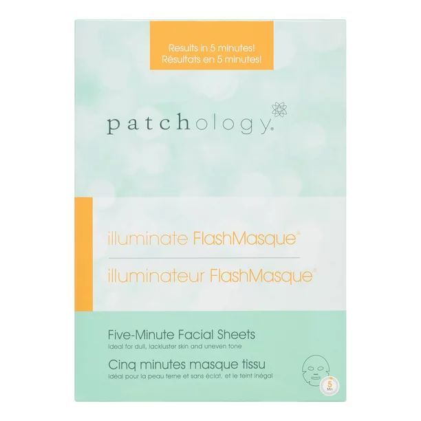 Patchology Illuminate Flashmasque Facial Sheets, 4 Ct | Walmart (US)