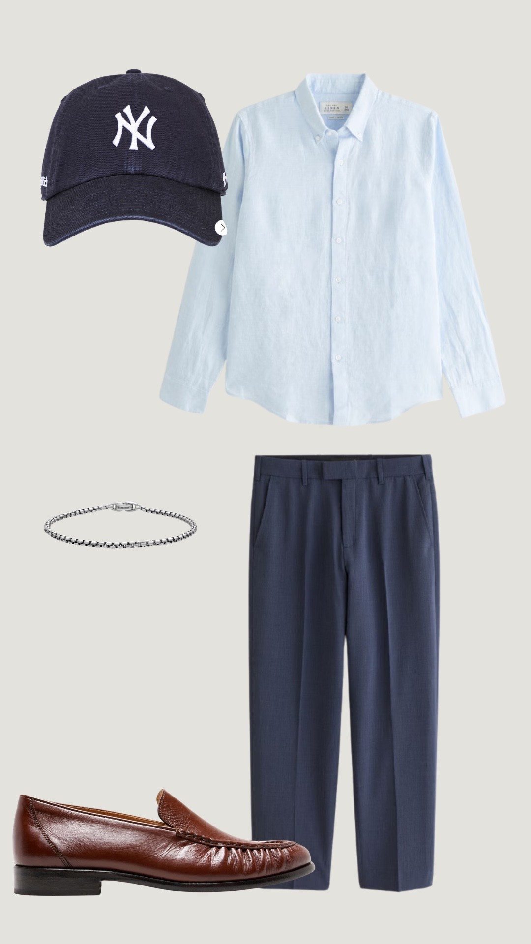 The perfect mix of tailored and casual for summer. Linen shirts, loafers, and clean accessories instantly make outfits look more expensive. 🩵 #LTKMens #MensFashion #LinenStyle #SummerMenswear #Loafers #OldMoneyAesthetic #MensStyleInspo #BusinessCasualMen #SummerOutfitsMen #ClassicMenswear #QuietLuxury #MenswearStyle #SmartStyle #MensAccessories #SummerLooks

#LTKdayinmylife #LTKgrwm #LTKootd