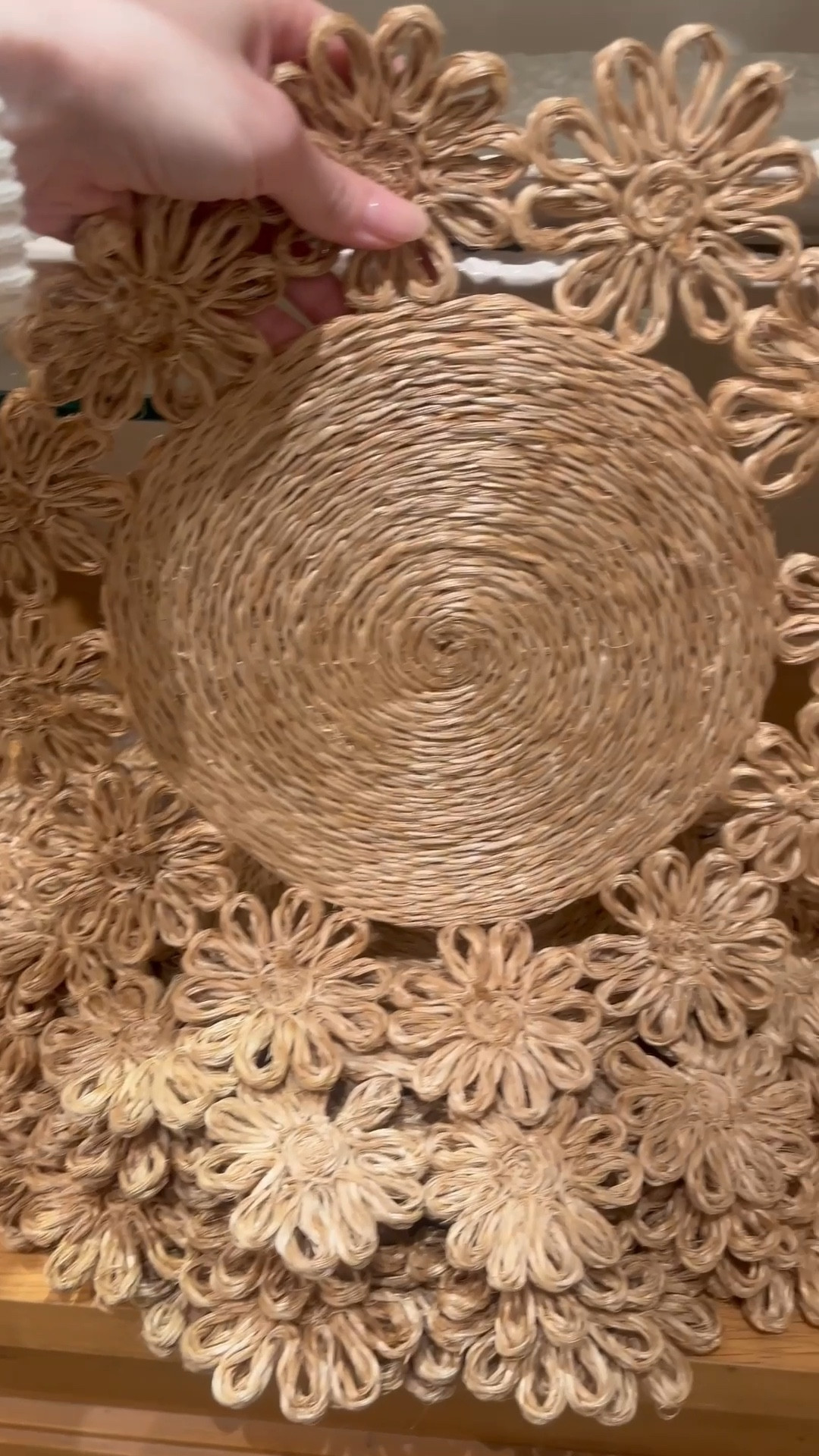 Handcrafted Flower Placemats
🤍

Easter Decor, Spring Decor, Summer Decor, Placemats, Straw Placemats, Pottery Barn, Dillard’s, McKenzie Childs

#LTKHome #LTKSeasonal #LTKSpringSale