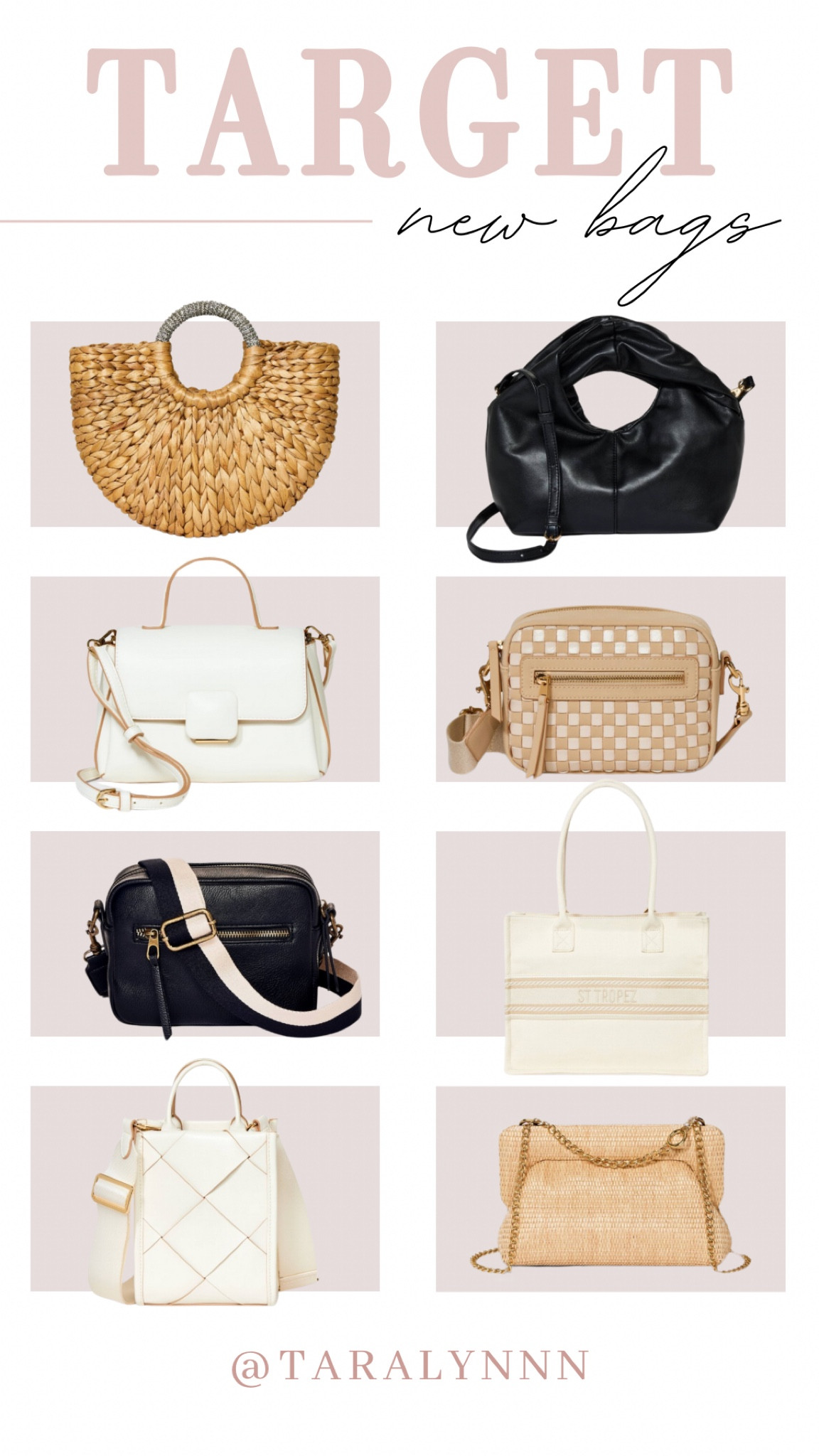 New bags at Target! 

#bag #bags #spring #springbag #travel #beach #beachoutfit #outfit #purse #beachbag #vacation #accessories 

#LTKfindsunder50 #LTKitbag #LTKtravel