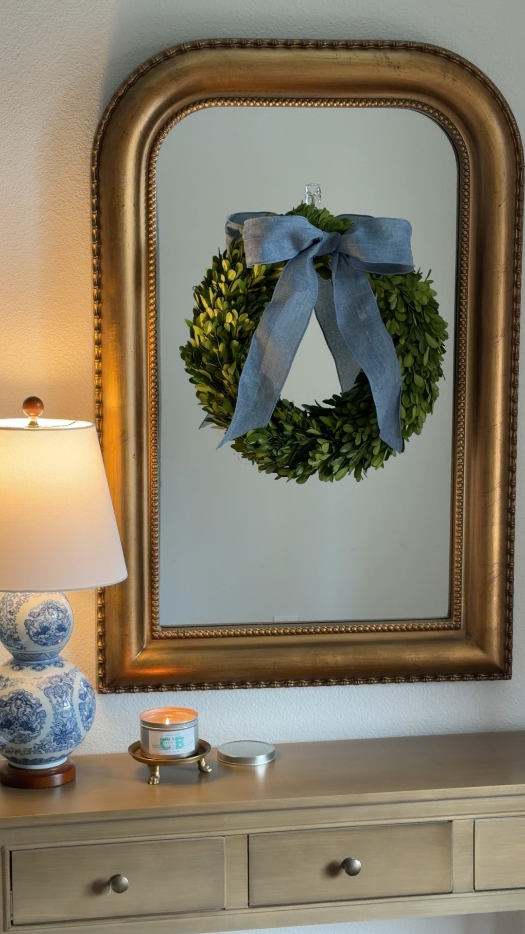 Entry way refresh! Linked what I could :) lamp is HomeGoods!