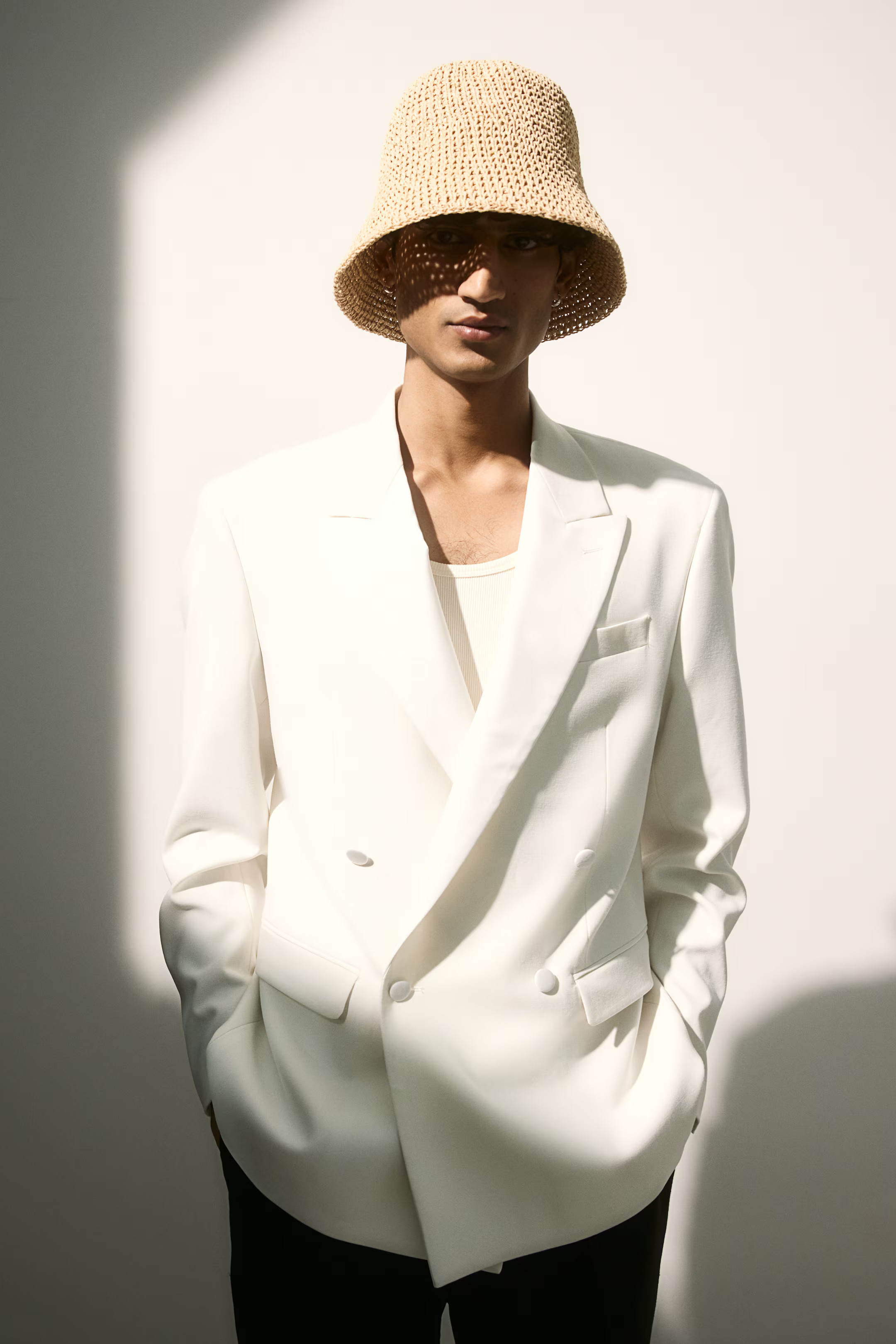 Regular Fit Double-breasted tuxedo jacket | H&M (UK, MY, IN, SG, PH, TW, HK)