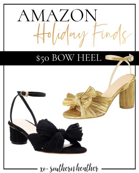 Bow shoes! 

#LTKstyletip #LTKparties #LTKHoliday