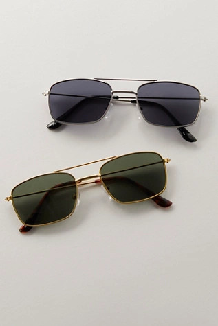 Ryn Metal Aviator Sunglasses | Free People (Global - UK&FR Excluded)