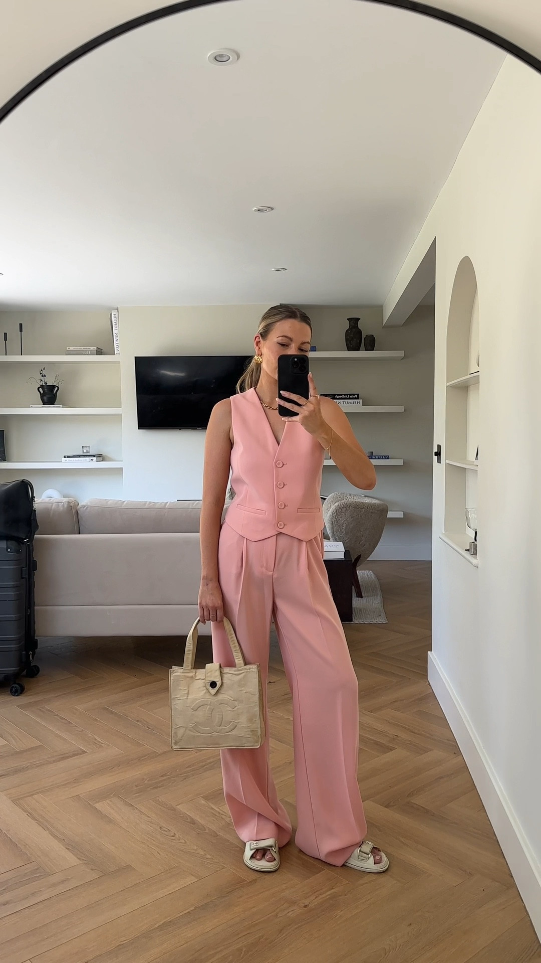 Just imagining wearing this on my holiday walking around Lisbon eating ice cream 🍨 

I’m really loving pastel tones at the minute and this suit is absolutely stunning. The material is so lush also! 

I am wearing a size 8. I am a UK 8 and 5.4 height. Slightly long but still ok if I wear a belt as pulls them up slightly. 

#LTKeurope #LTKstyletip #LTKunder50