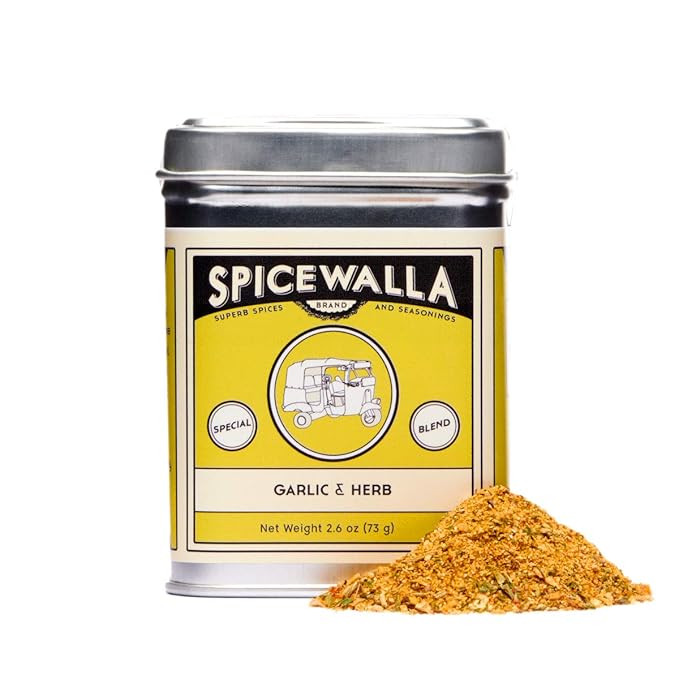 Spicewalla Garlic Herb Seasoning 2.6 oz | Salt Free, No MSG, Non GMO | Herbs and Spices Blend | Amazon (US)