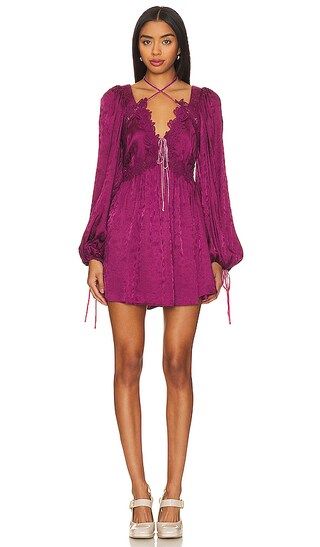 Henley Mini Dress in Purple | Revolve Clothing (Global)