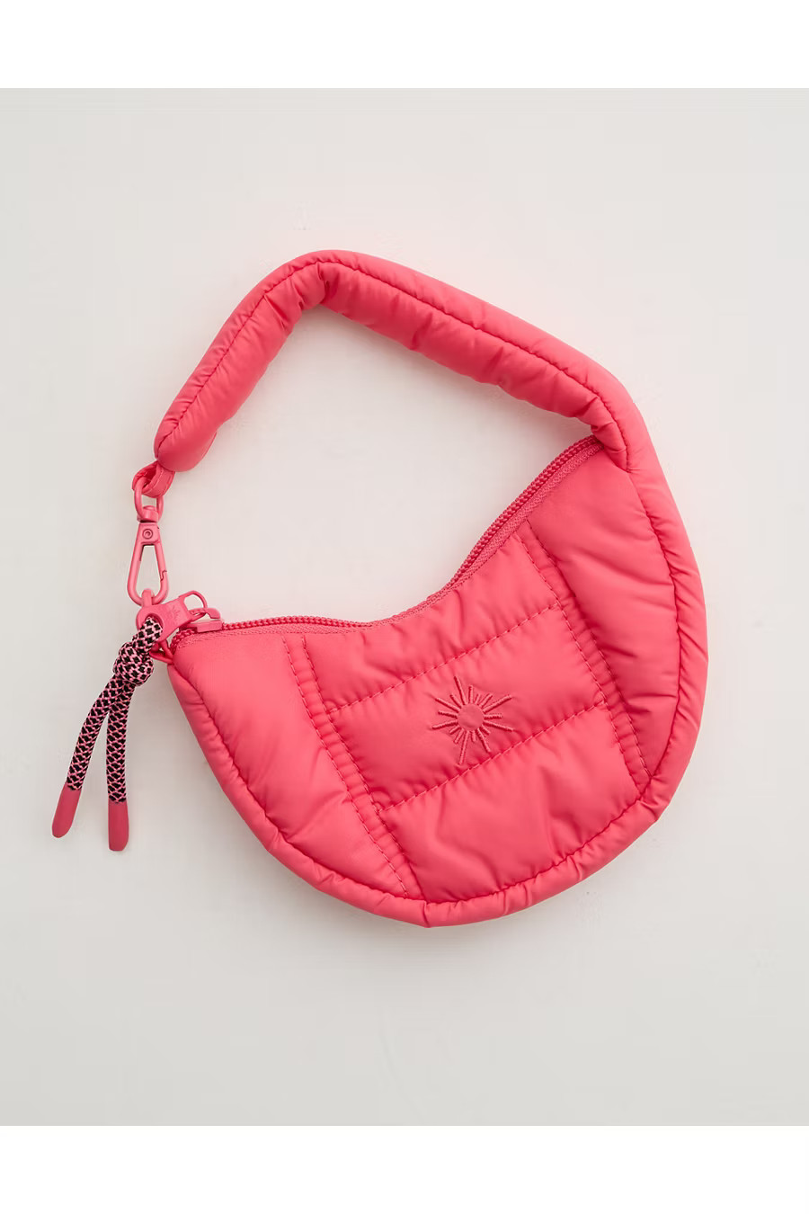 OFFLINE By Aerie Puff Love Mini Clip Bag Women's Playful Pink One Size | Aerie