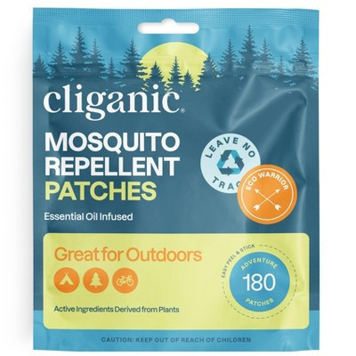 Cliganic Repellent Patches, Adult Outdoor Badges, 180CT | Target