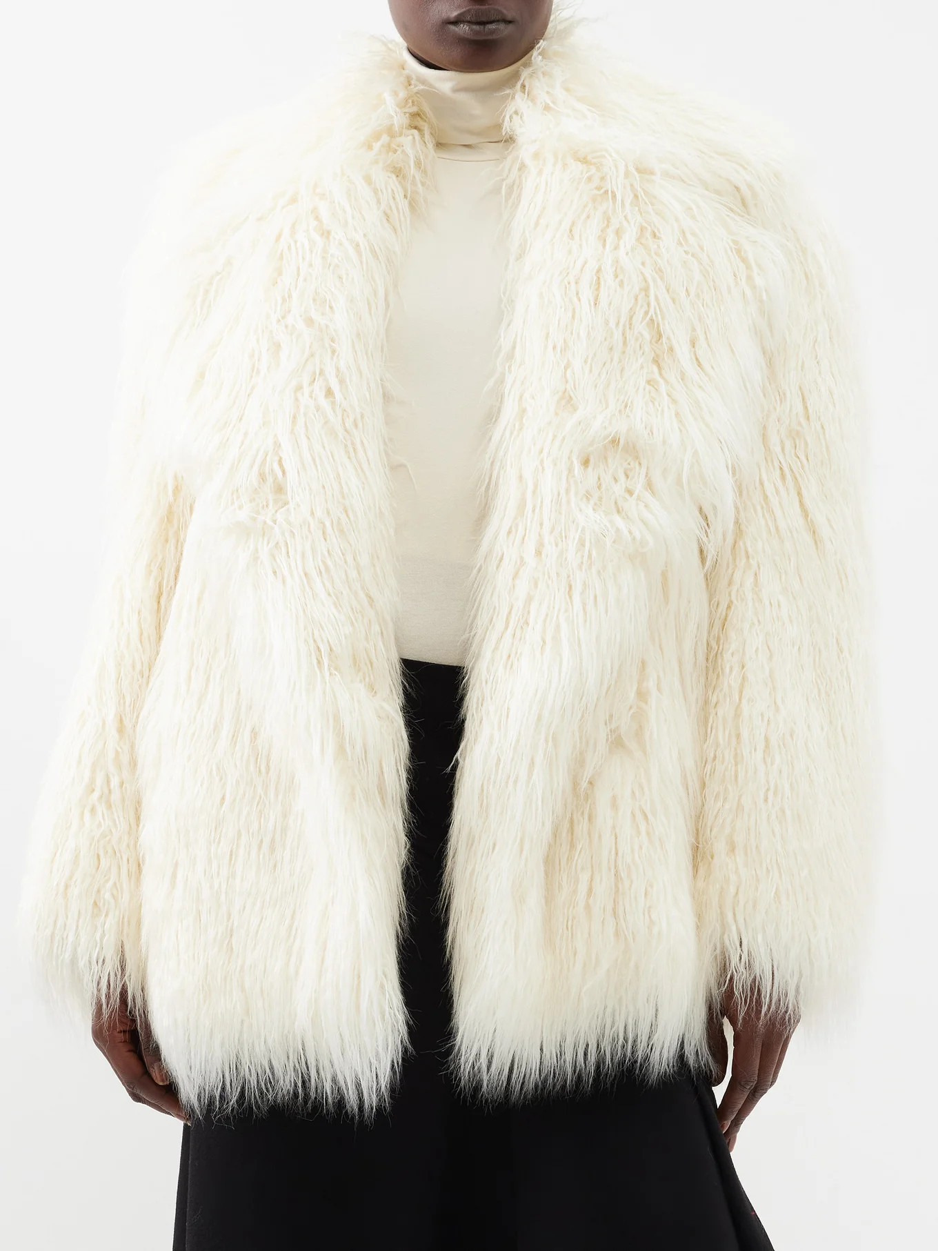 Liza faux-fur short coat | The Frankie Shop | Matches (UK)