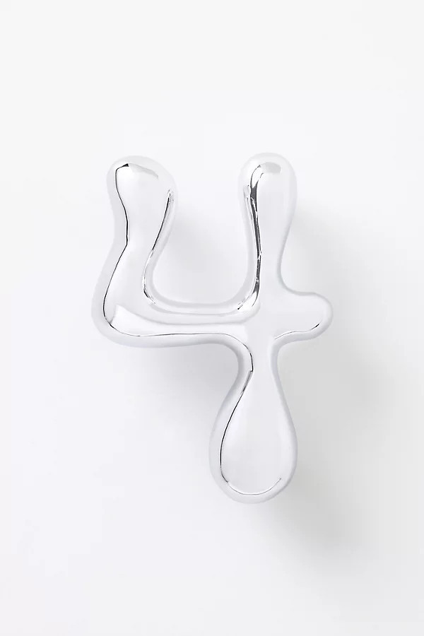 Bubble Polished Chrome House Numbers | Anthropologie (US)