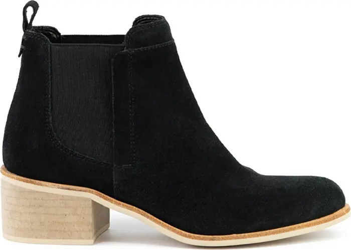 Maeva Block Heel Suede Chelsea Boot | Nordstrom Rack