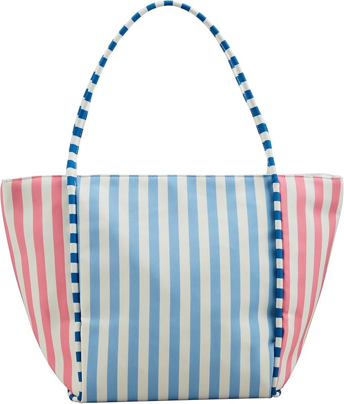 Mud Pie Women's Striped Cooler Tote | Amazon (US)