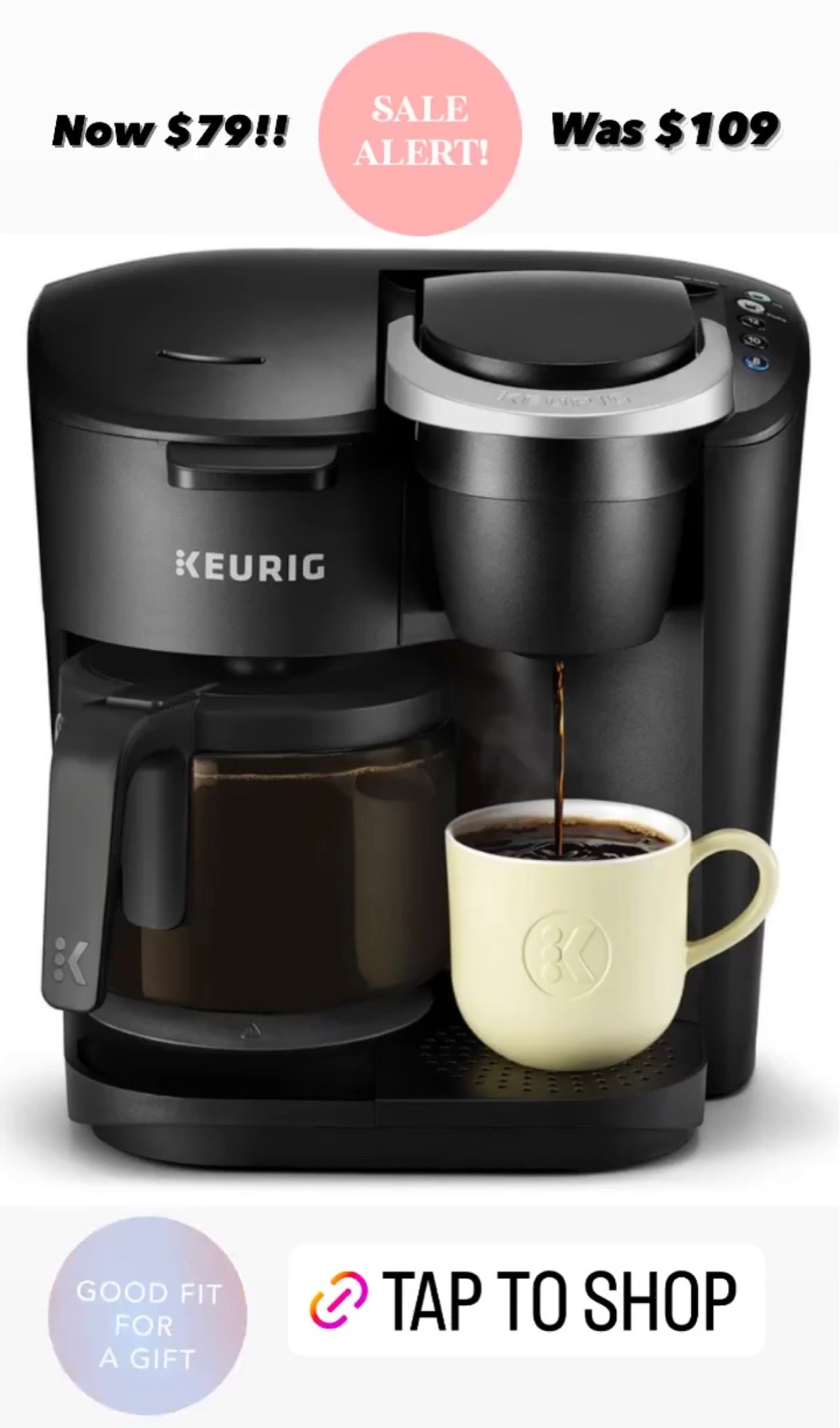 Gift idea for the coffee lover! Lowest price I’ve seen this one! 

#LTKhome #LTKsalealert #LTKHoliday