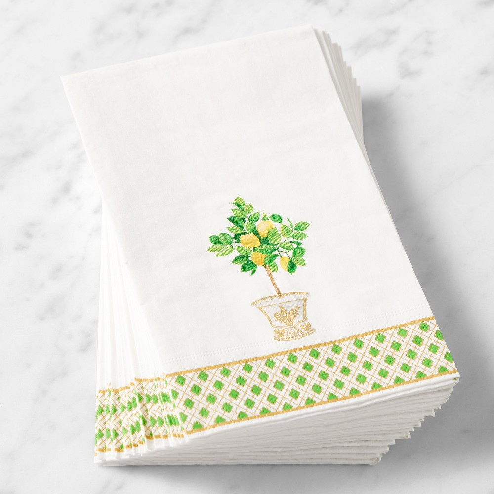 Limone Guest Towel Napkins, Set of 15 | Williams-Sonoma
