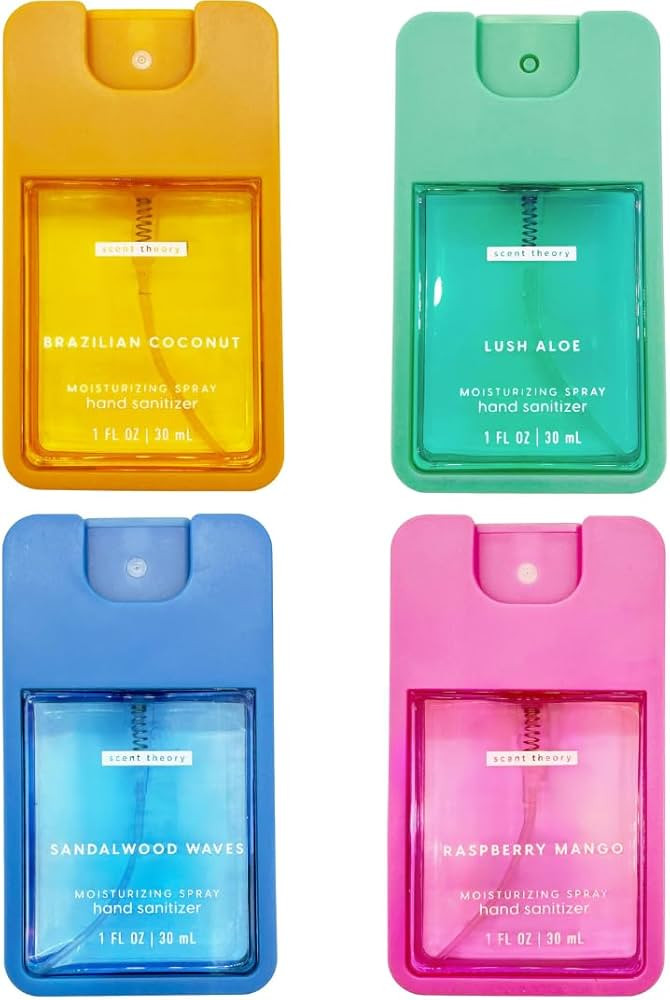 Scent Theory Hand Sanitizer Sprays- 4 combo pack 1 fl oz each | Amazon (US)