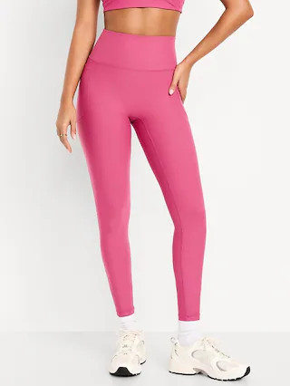 Extra-High Waisted PowerSoft Boundless 7/8 Pocket Leggings – No Front Seam | Old Navy (US)