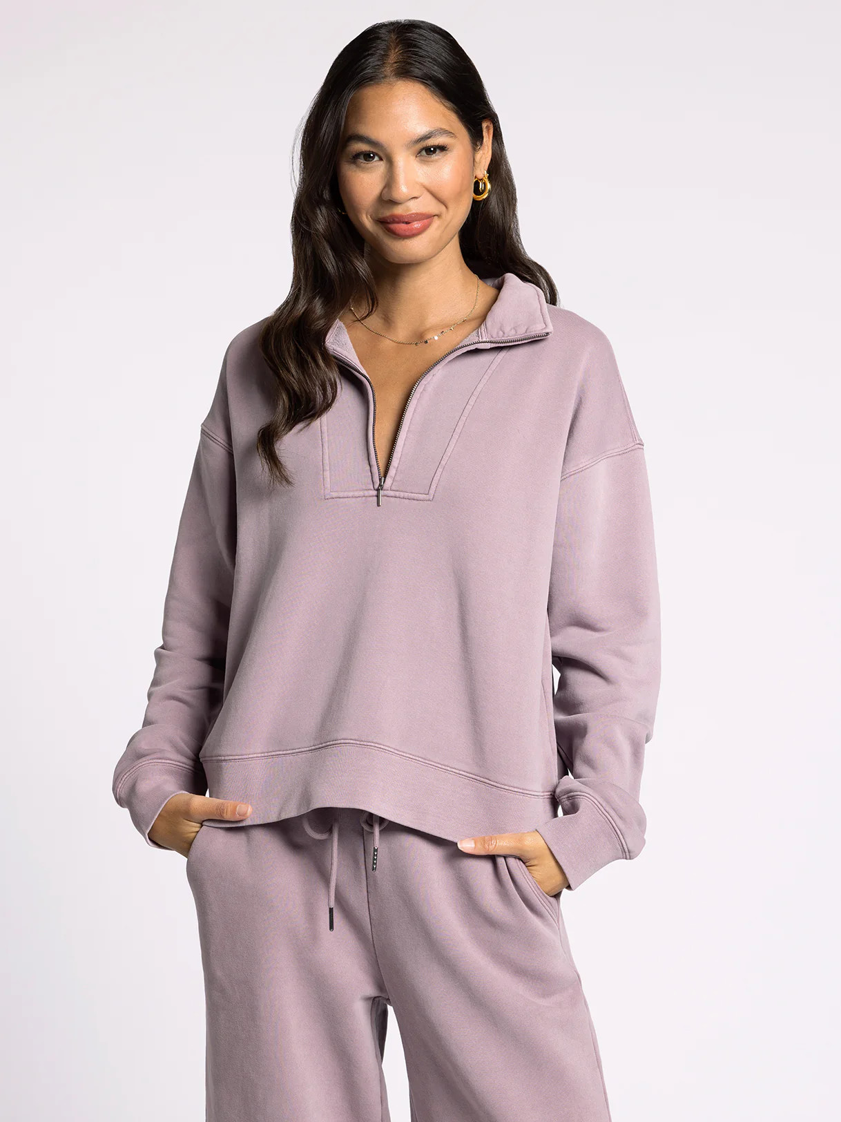 SERENITY FLEECE 1/4 ZIP PULLOVER | Thread And Supply
