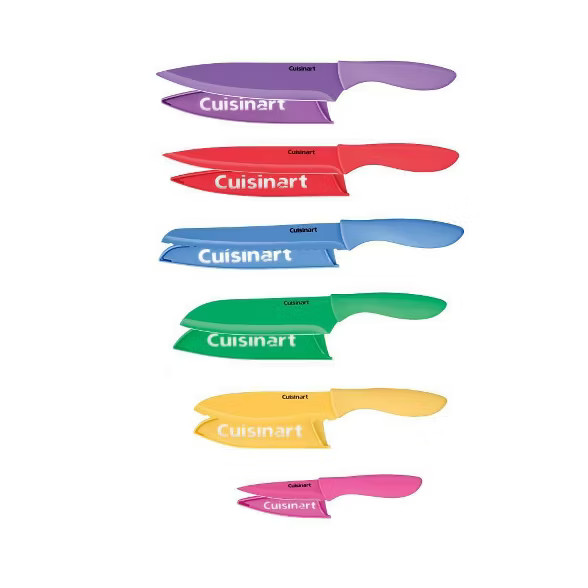 Cuisinart Advantage 12pc Ceramic-Coated Color Knife Set - C55-12PC2T | Target