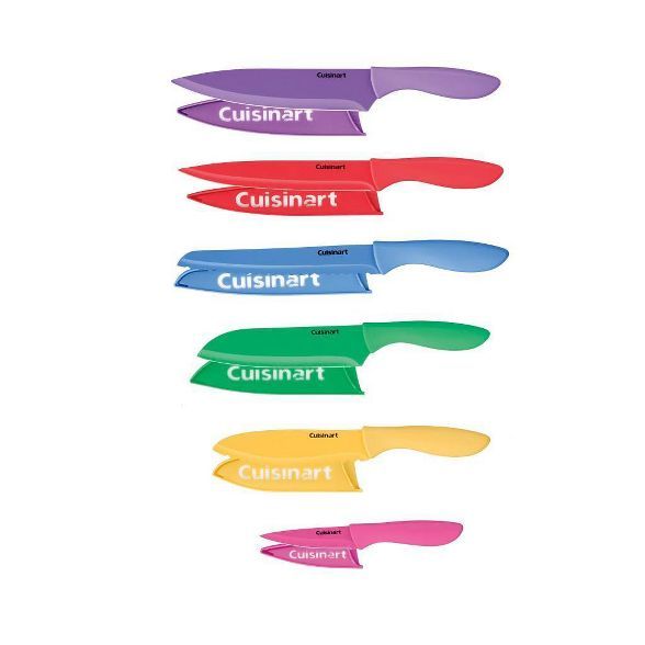 Cuisinart Advantage 12pc Ceramic-Coated Color Knife Set - C55-12PC2T | Target