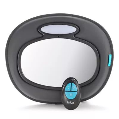 Brica® Night Light™ Baby-In-Sight® Musical Mirror in Black | buybuy BABY | buybuy BABY
