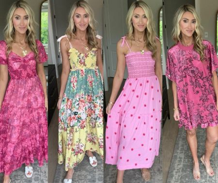Amazon designer inspired summer dresses! Wearing my TTS S

#LTKSeasonal #LTKStyleTip