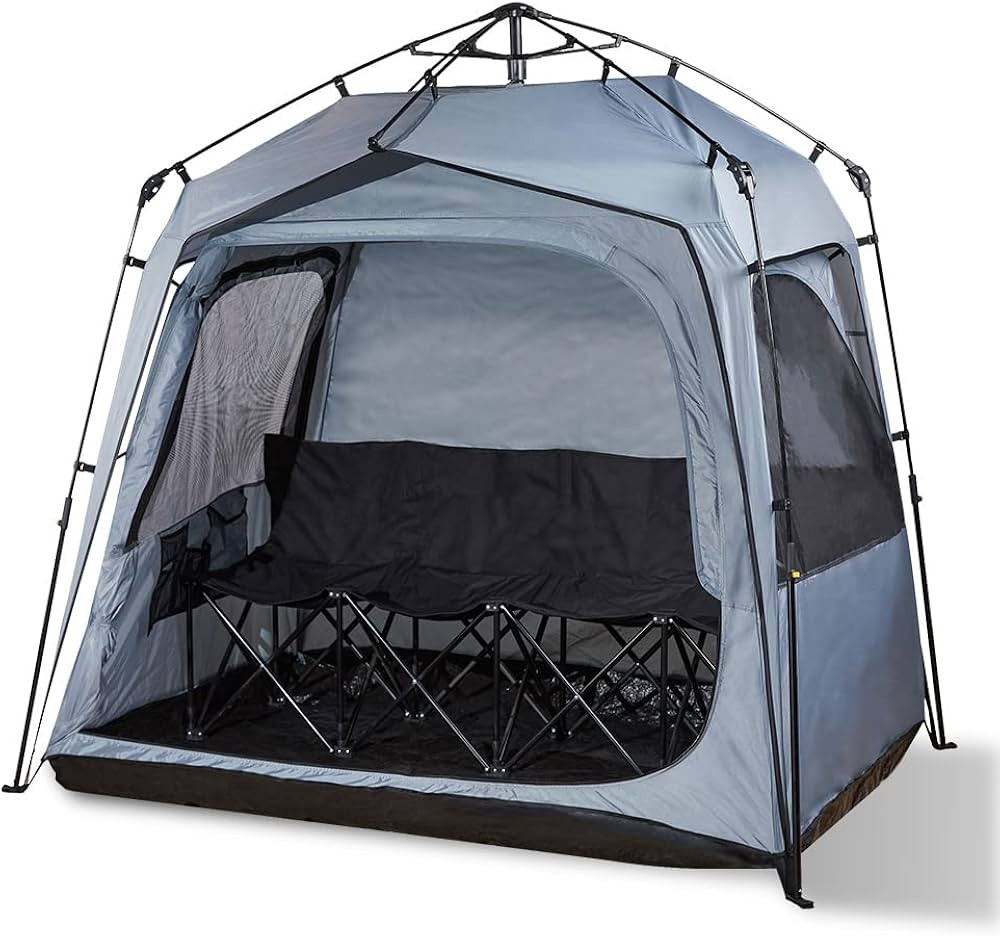 FOFANA Pod All Weather Sports Tent - Largest Sports Pod Pop Up Tent - Fits Family of 4 - Pop Up P... | Amazon (US)
