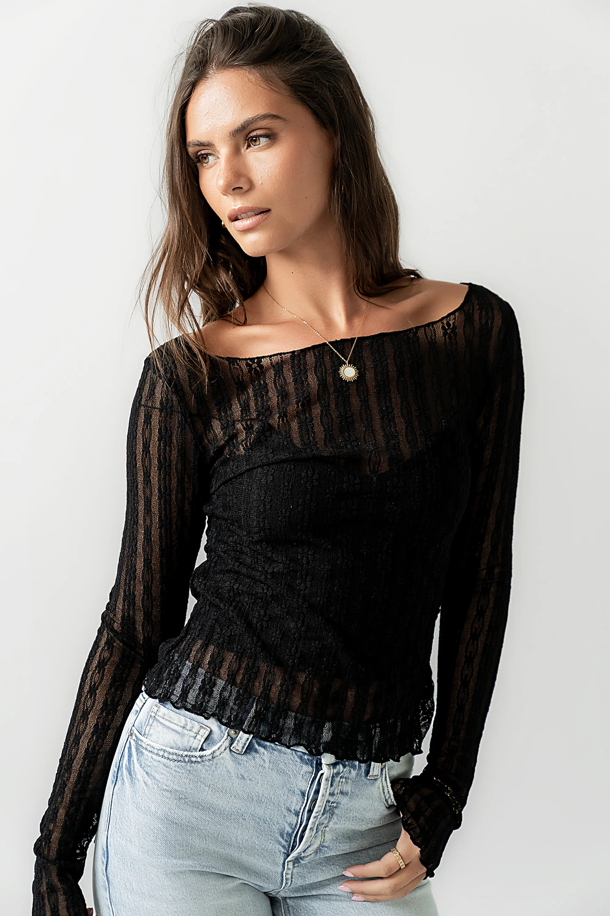 Rachel Lace Top in Black - FINAL SALE - XS / Black | Böhme US