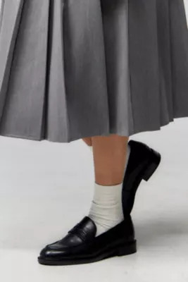 Vagabond Shoemakers Amina Leather Loafers - Black UK 6 at Urban Outfitters | Urban Outfitters UK