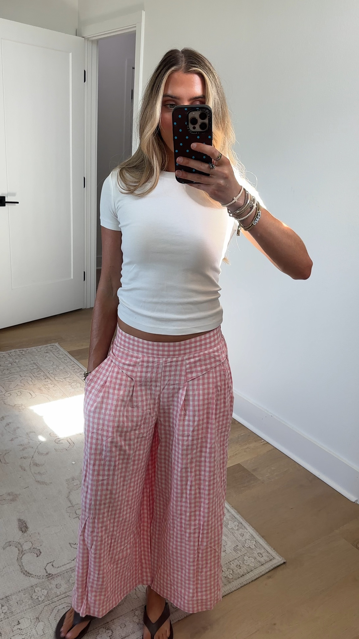 Amazon size small Athlisan Womens Summer Gingham Plaid Culottes Pants Elastic Waist Wide Leg Capri Pants Palazzo Trousers with Pockets

#LTKootd #LTKSeasonal #LTKSaleAlert
