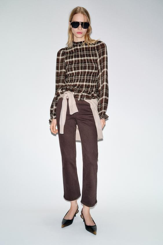 Z1975 HIGH WAIST MINI FLARE JEANS | Zara US