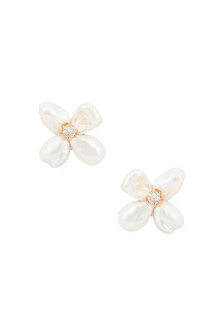 Flower Pearl Earrings
                    
                    SHASHI | Revolve Clothing (Global)