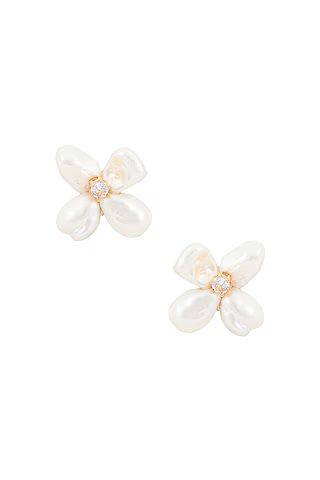 Flower Pearl Earrings
                    
                    SHASHI | Revolve Clothing (Global)