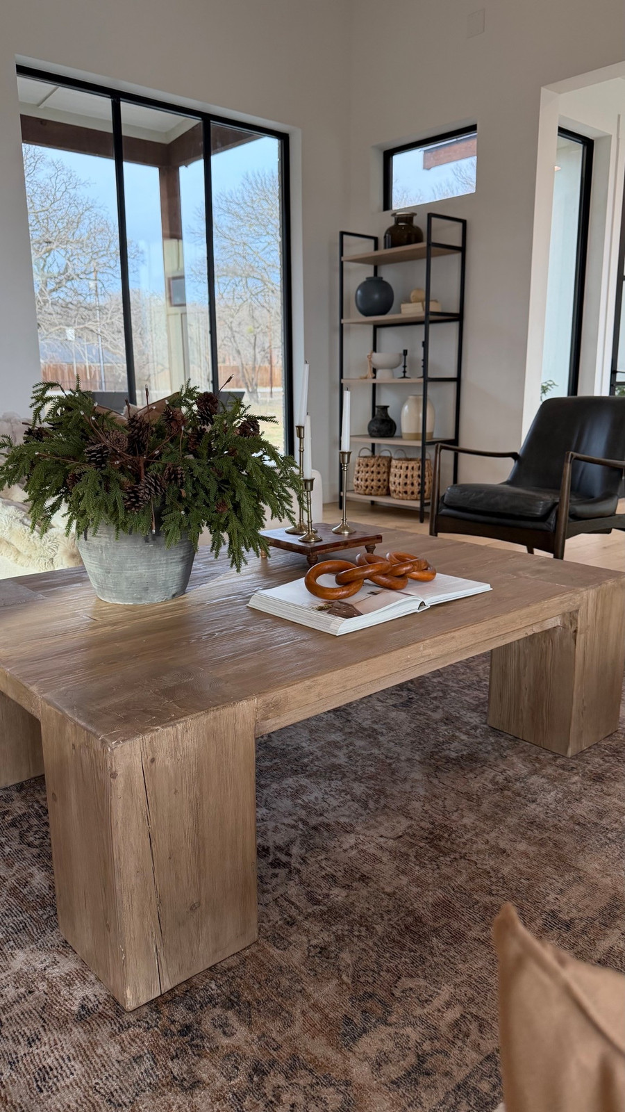 Winter coffee table styling is all about warmth, texture, and keeping things simple…