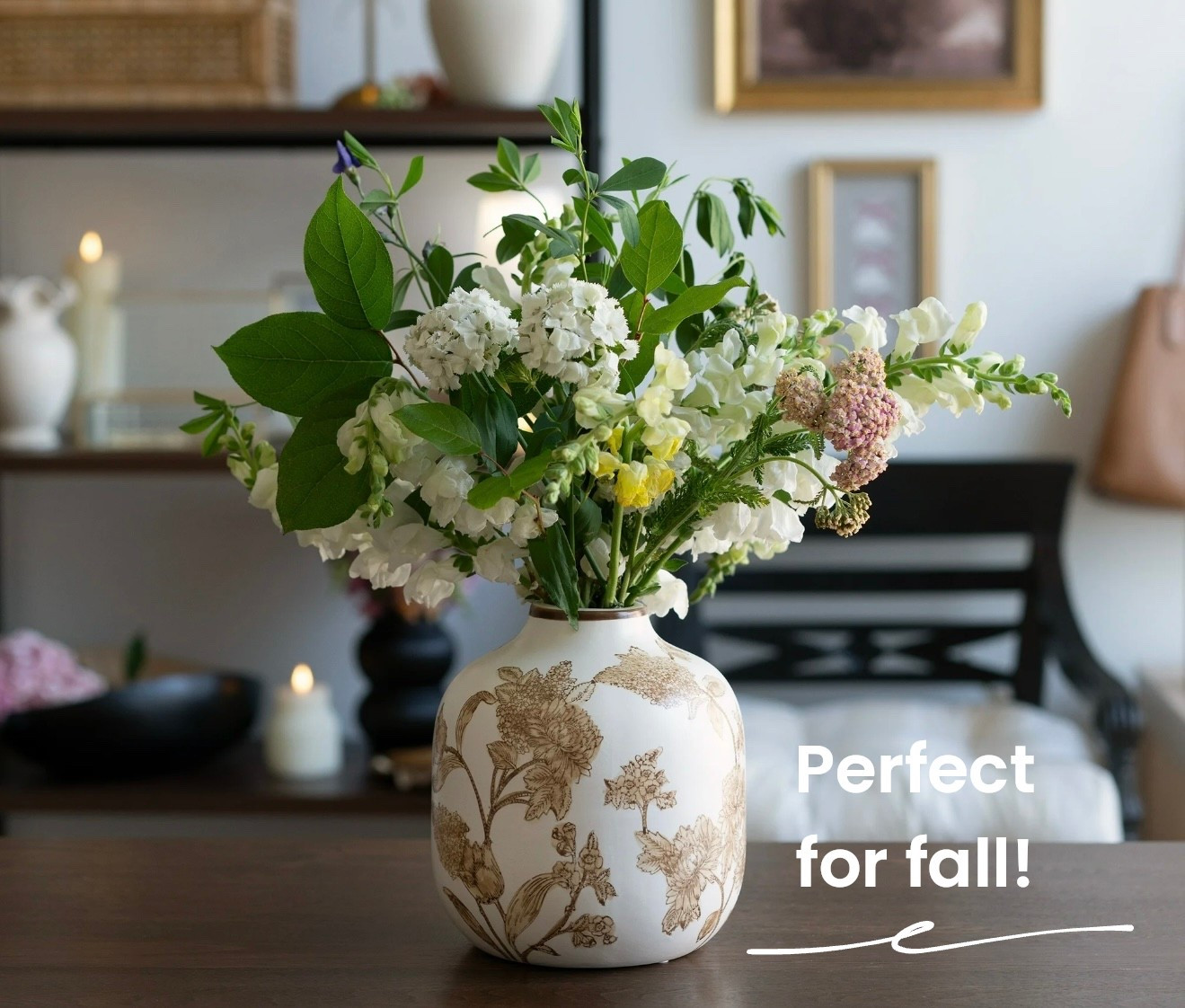 This ceramic vase with the brown florals is perfect for fall! Newly released at Walmart & I bet it won’t last long! 🍂 

#LTKSeasonal #LTKFindsUnder50 #LTKHome
