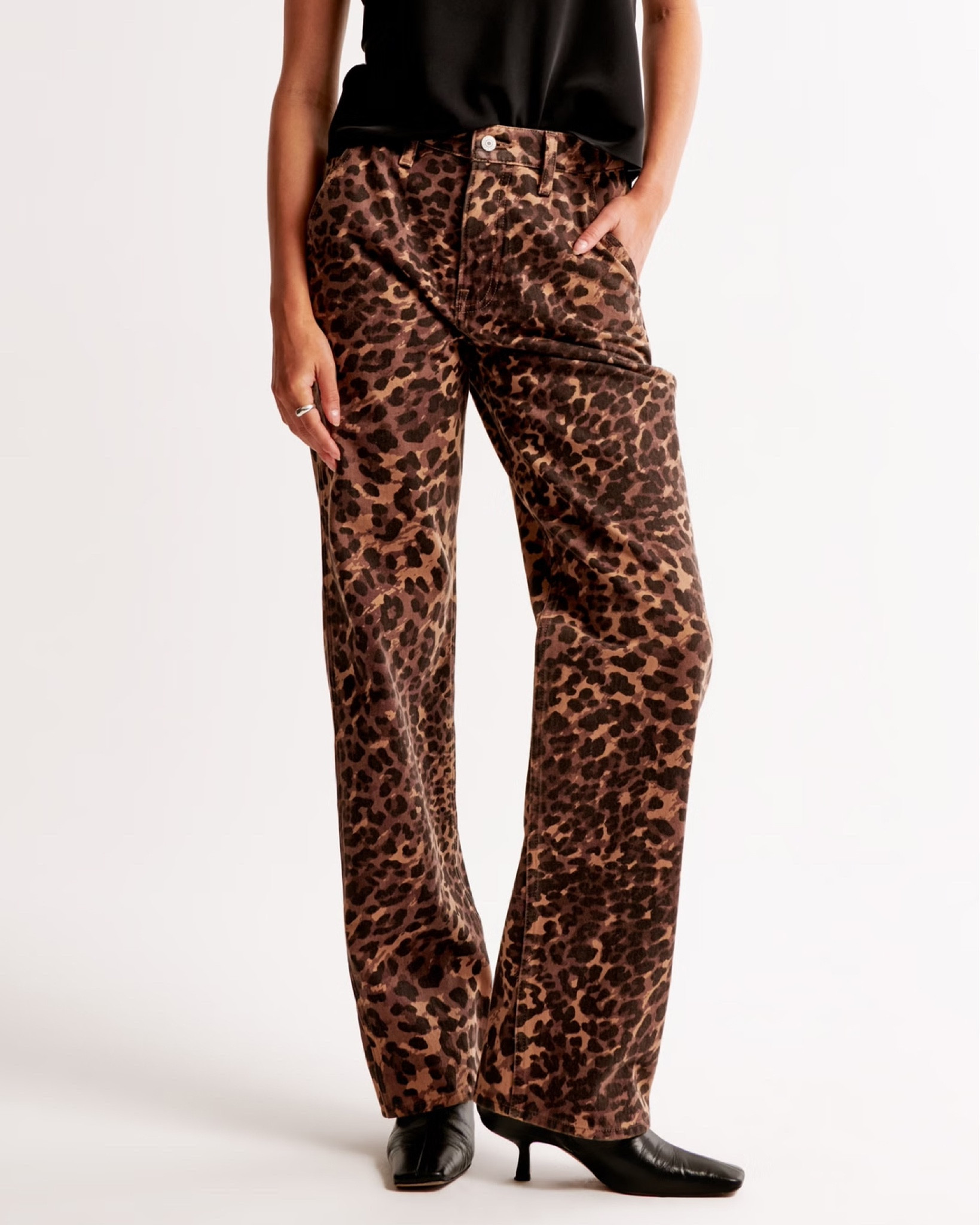 Leopard is back!  I love leopard - and I bought these baggy leopard denim jeans - so on trend for fall 2024. #denimtrends #leopard #abercrombie #fallfashion

#LTKOver40 #LTKFindsUnder100 #LTKBacktoSchool