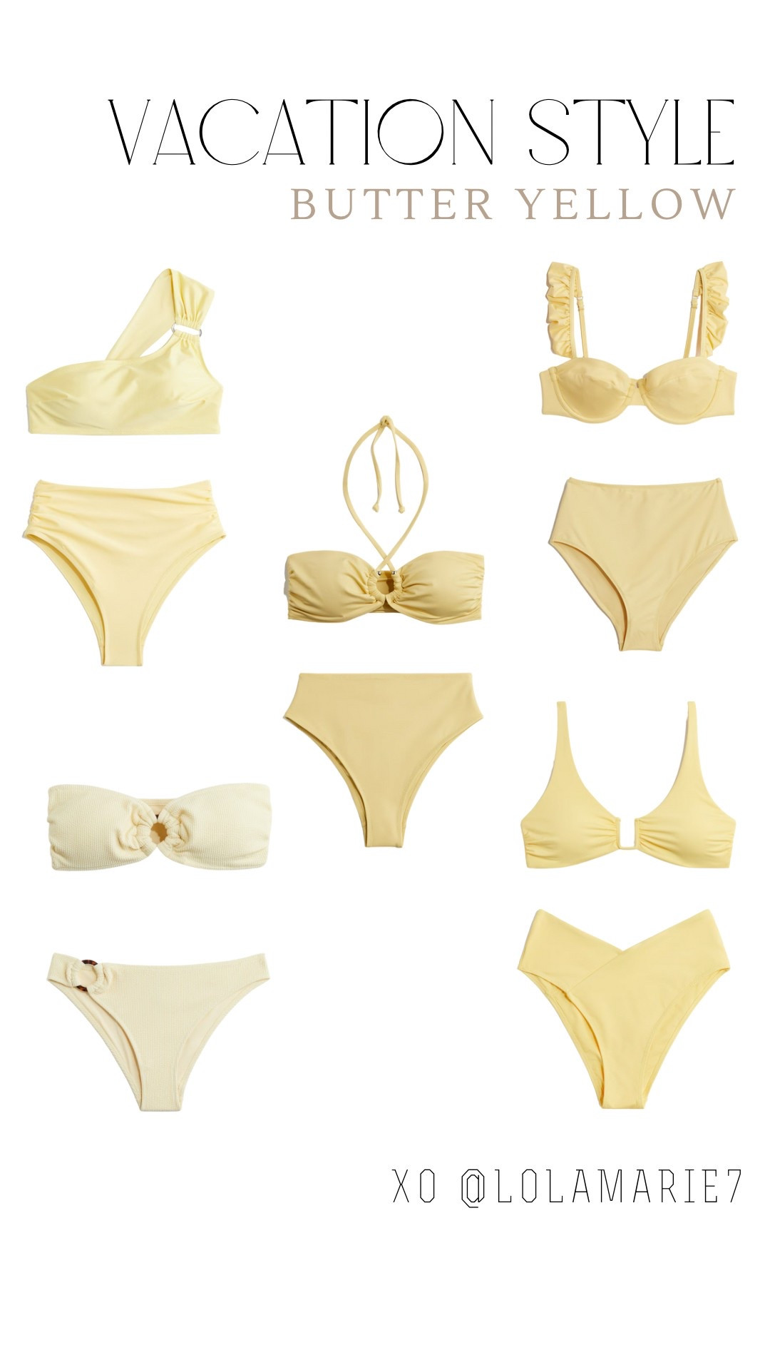 H&M has the perfect yellow swimsuits! 👙💛

#h&m #butteryellow #swim

#LTKSummerEdit #LTKStyleTip #LTKSwim
