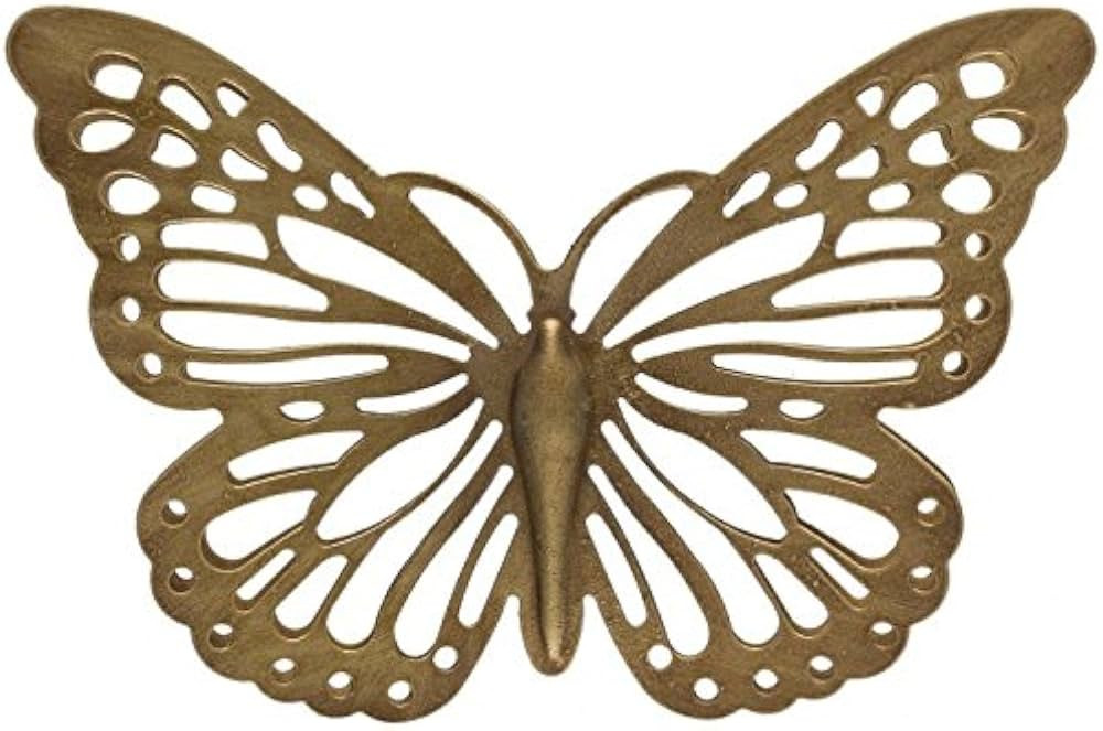 Gold Metal Butterfly Wall Decor | Amazon (US)