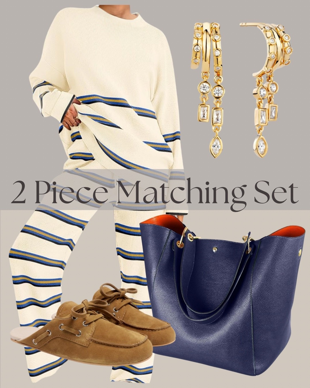 2 piece matching set outfit with a cozy knit sweater and relaxed pull-on pants that already look styled together.
This matching set makes getting dressed so easy and feels elevated enough for errands, travel days, or casual everyday wear with simple accessories.

#matchingsetoutfit #twopieceset #easyoutfit #casualstyle #everydaywear #ltkstyle #ltkoutfits

#LTKOver40 #LTKootd