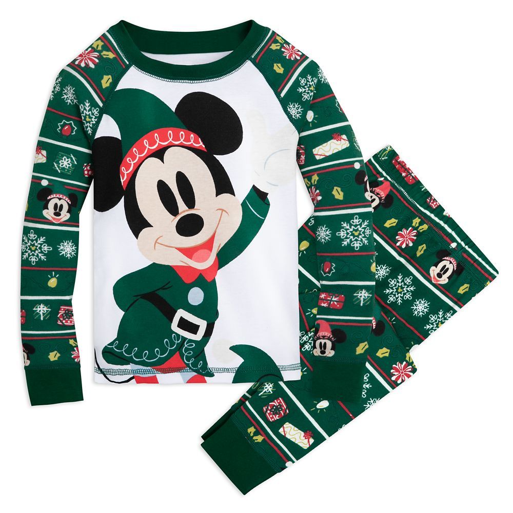 Mickey and Minnie Mouse Holiday Family Matching PJ PALS for Boys – Knit | Disney Store