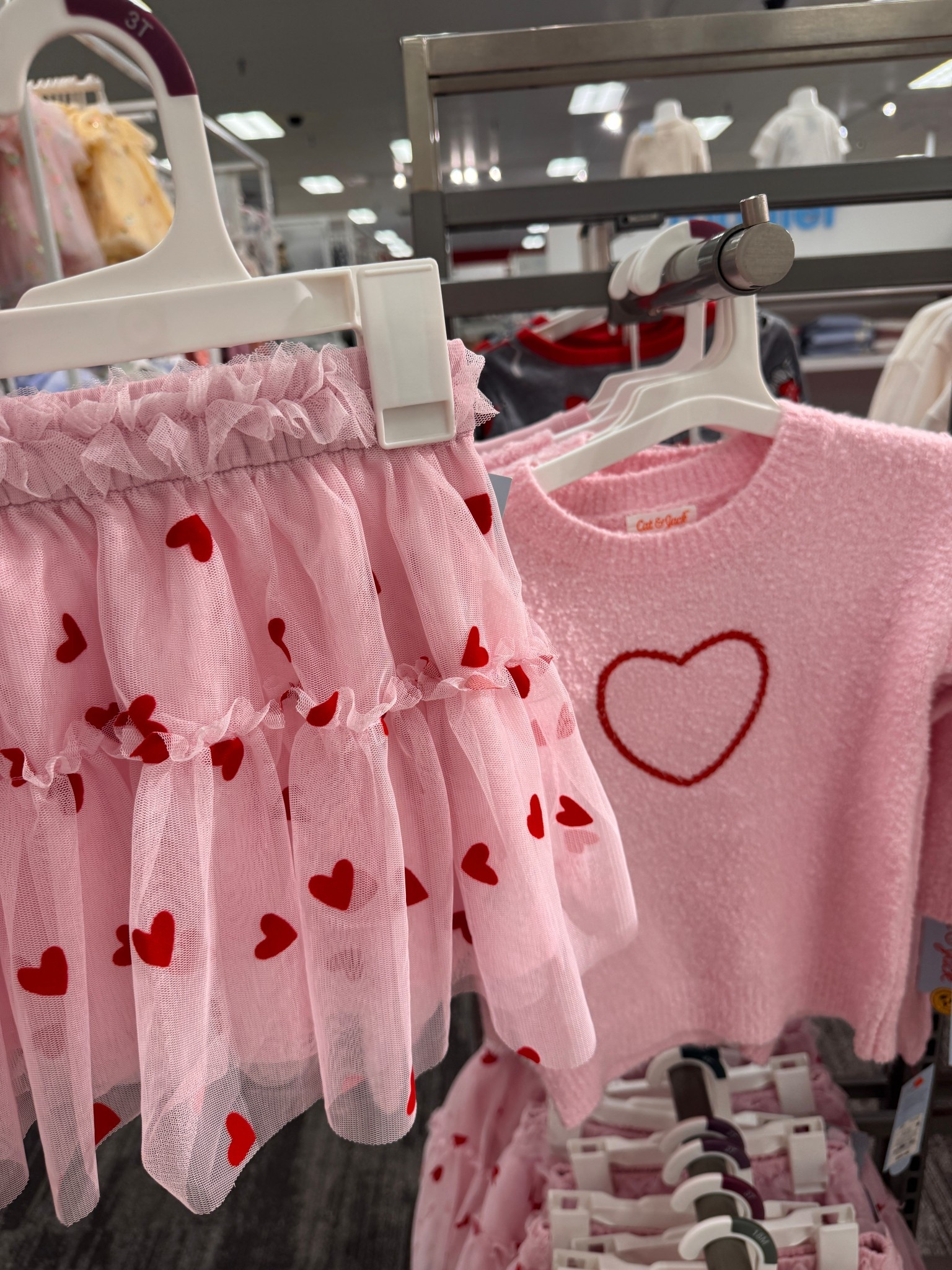 Cutest heart skirt for VD and sweater 
Cozy 
TTS 
Toddler girls 

#LTKKids #LTKFindsUnder50 #LTKBaby