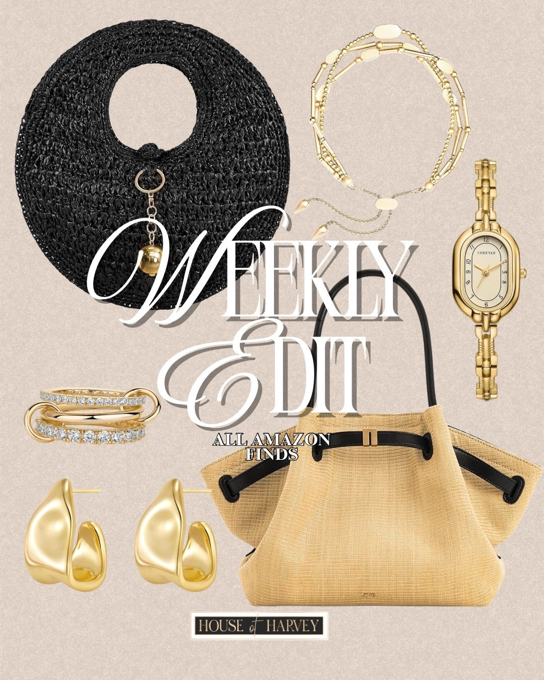 WEEKLY EDIT-this week it's all about dressing for warm days in a way that feels light, wearable, and effortless.
Relaxed tailoring, breathable fabrics, and easy outfit formulas make getting dressed feel intuitive. I found some amazing pieces all from Amazon that are under $100 and embody this style vibe! These handbags and jewelry are all so chic. All linked⬆️

#Itkcreator #Itkfinds #Itkwatchnow #amazon #amazonfinds #summer #summerfashion #summeroutfits
#LTKgrwm #LTKootd